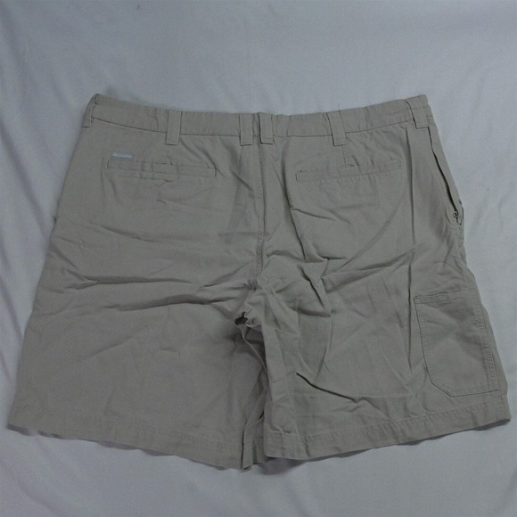 Columbia 42 x 10" Khaki Twill Outdoor Utility Shorts - Picture 7 of 7